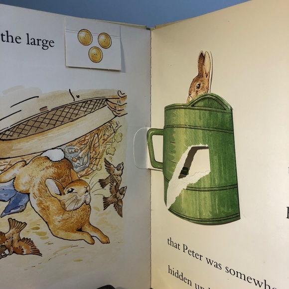 Book Pop-up Beatrix Potter Peter Rabbit Authorised Edition 1991 - Picture 12 of 14